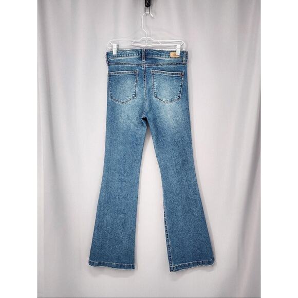 Sofia Jeans Melisa Flare Jeans Womens 6 Blue Stretch Denim Bootcut Mid Rise - Picture 2 of 16